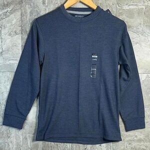 Navy blue Archtech long sleeve thermal shirt kids‎ large 14-16